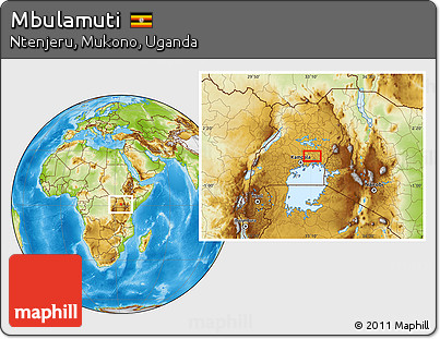 Physical Location Map of Mbulamuti