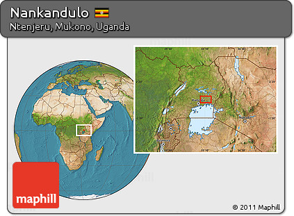 Satellite Location Map of Nankandulo