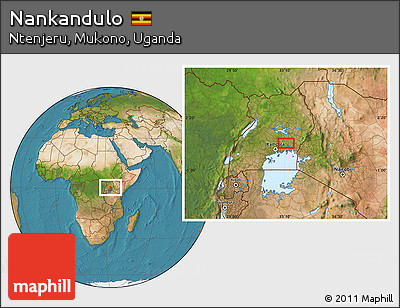 Satellite Location Map of Nankandulo