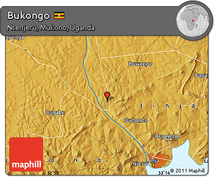 Physical Map of Bukongo