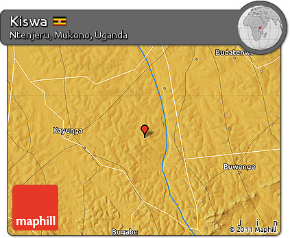 Physical Map of Kiswa