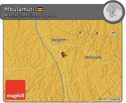 Physical Map of Mbulamuti