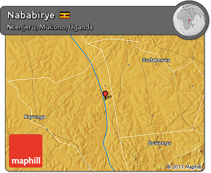 Physical Map of Nababirye