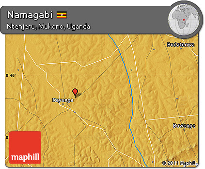 Physical Map of Namagabi