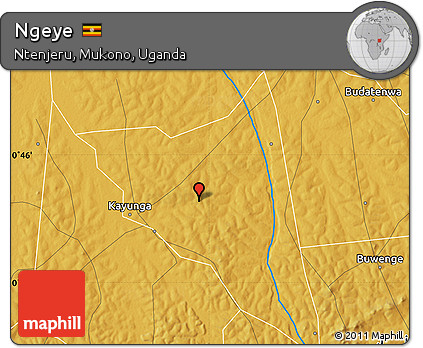 Physical Map of Ngeye