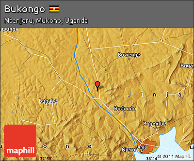 Physical Map of Bukongo