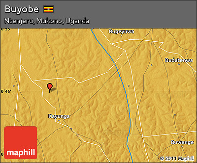 Physical Map of Buyobe