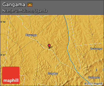 Physical Map of Gangama