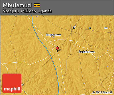 Physical Map of Mbulamuti