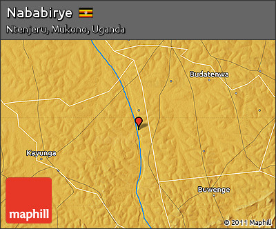 Physical Map of Nababirye