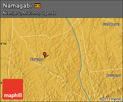 Physical Map of Namagabi