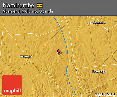 Physical Map of Namirembe