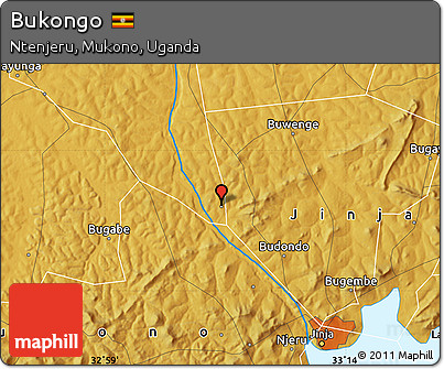 Physical Map of Bukongo