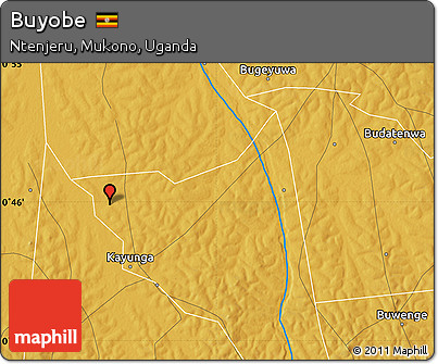 Physical Map of Buyobe