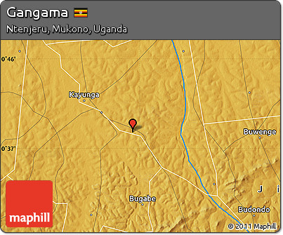 Physical Map of Gangama