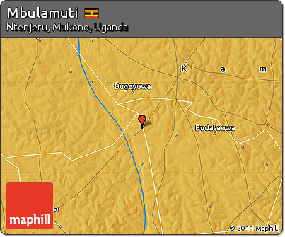Physical Map of Mbulamuti