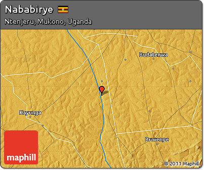Physical Map of Nababirye