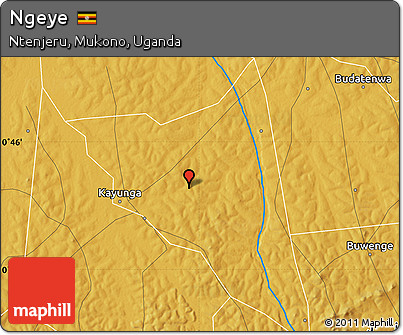 Physical Map of Ngeye