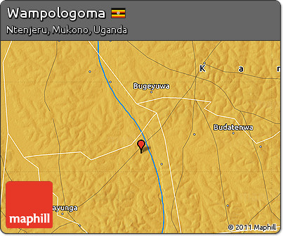 Physical Map of Wampologoma