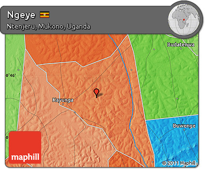 Political Map of Ngeye