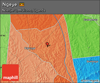 Political Map of Ngeye