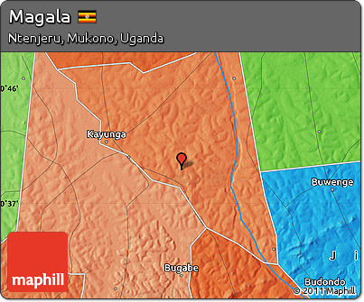 Political Map of Magala