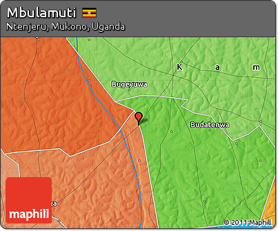 Political Map of Mbulamuti