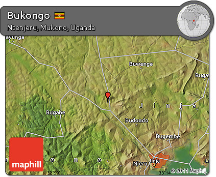 Satellite Map of Bukongo