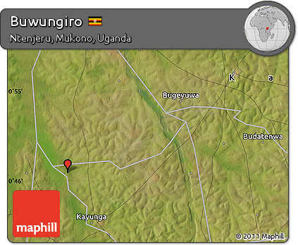 Satellite Map of Buwungiro