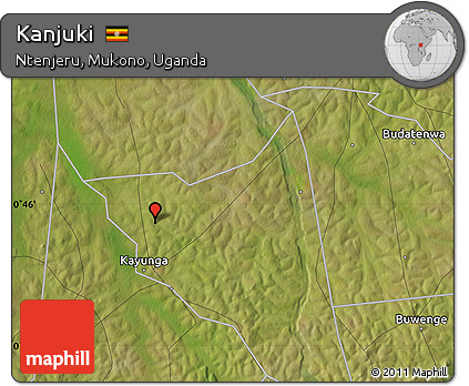 Satellite Map of Kanjuki