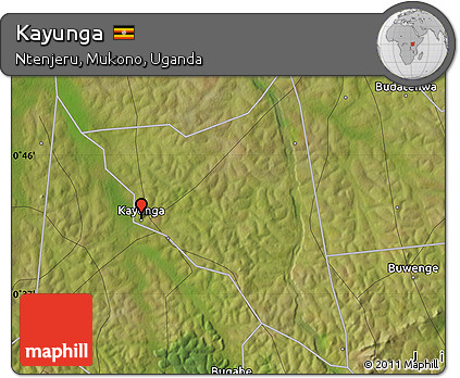 Satellite Map of Kayunga