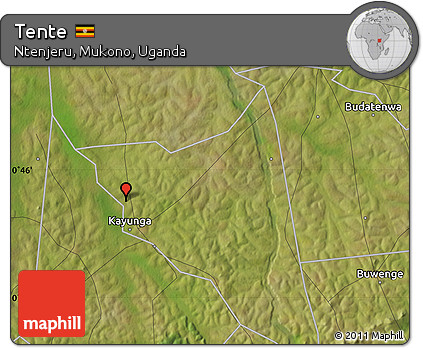 Satellite Map of Tente
