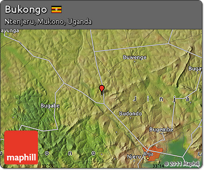 Satellite Map of Bukongo