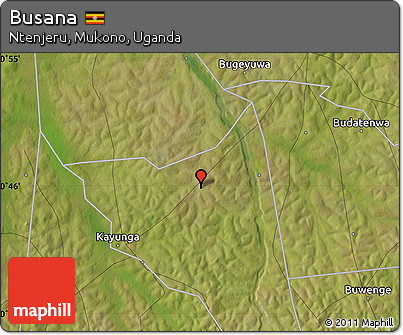 Satellite Map of Busana