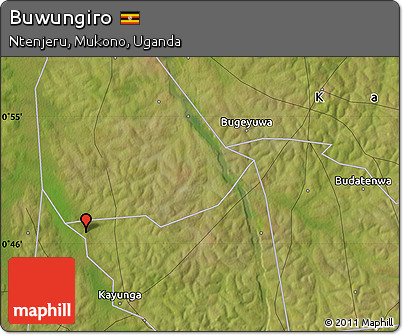 Satellite Map of Buwungiro