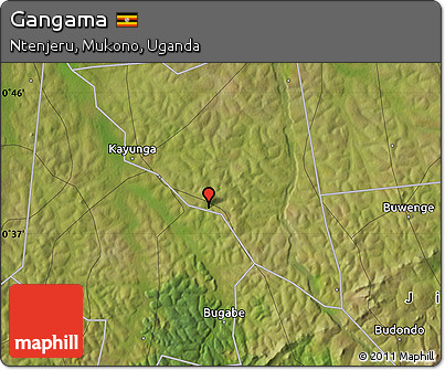 Satellite Map of Gangama
