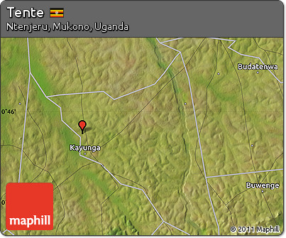 Satellite Map of Tente