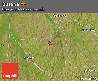 Satellite Map of Busana