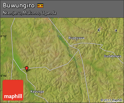 Satellite Map of Buwungiro