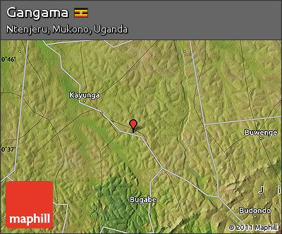 Satellite Map of Gangama