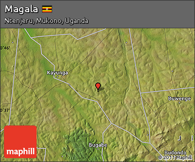 Satellite Map of Magala