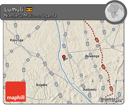 Shaded Relief Map of Lumuli