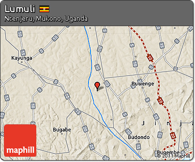 Shaded Relief Map of Lumuli