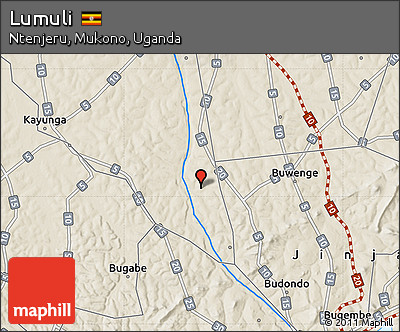 Shaded Relief Map of Lumuli