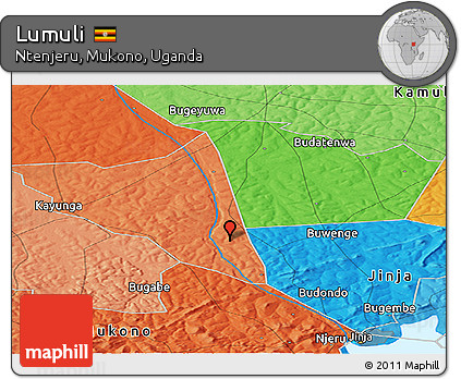 Political Panoramic Map of Lumuli