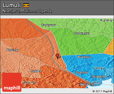 Political Panoramic Map of Lumuli