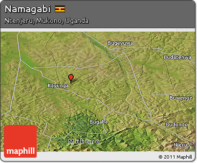 Satellite Panoramic Map of Namagabi