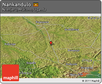 Satellite Panoramic Map of Nankandulo