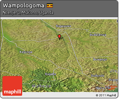 Satellite Panoramic Map of Wampologoma