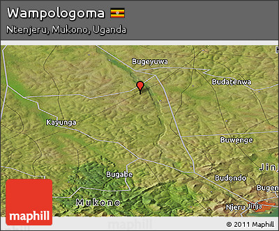 Satellite Panoramic Map of Wampologoma